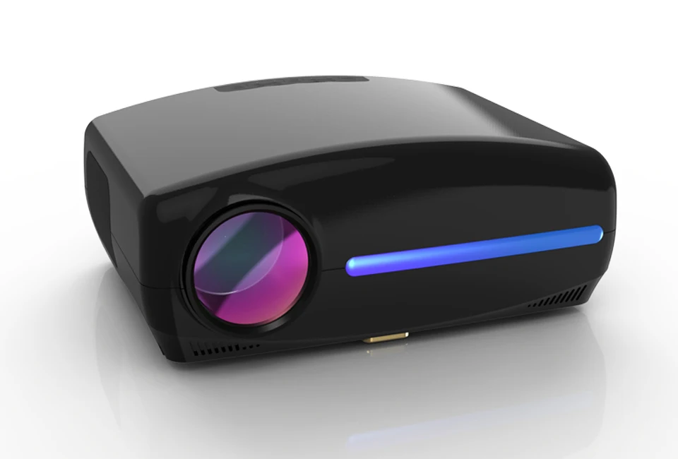 WZATCO C2 1920*1080P Full HD 45 градусов Цифровой keystone светодиодный проектор android 9,0 Wifi дополнительный портативный домашний проектор