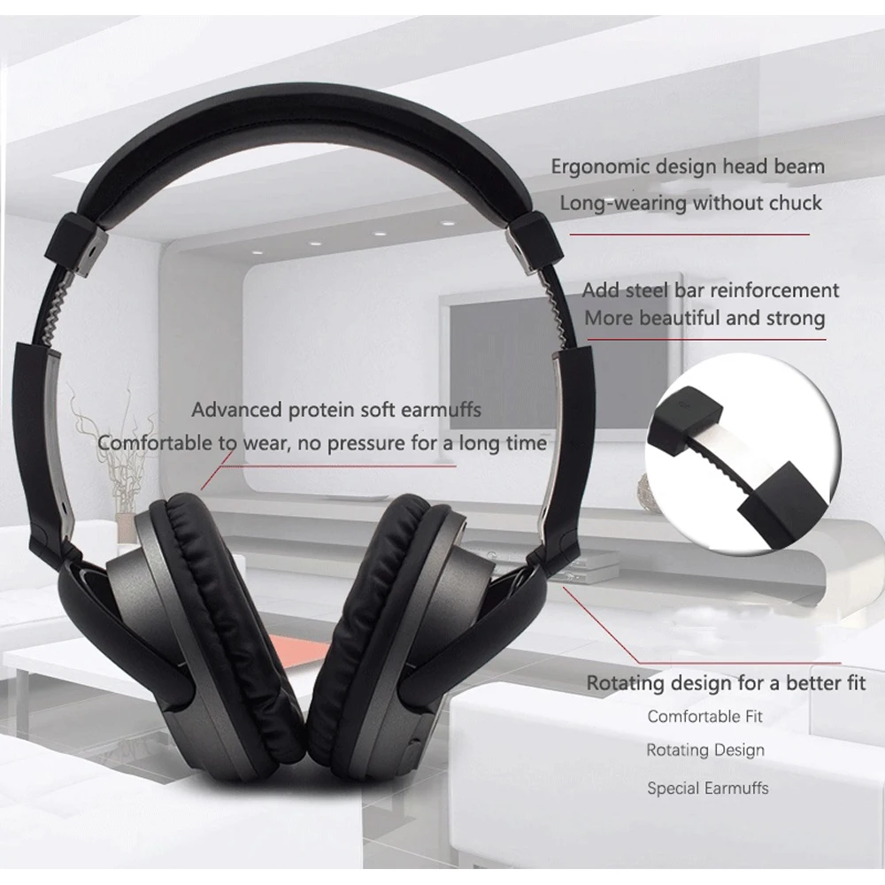 Профессиональная беспроводная гарнитура для телевизора ПК компьютера MP3 ТВ