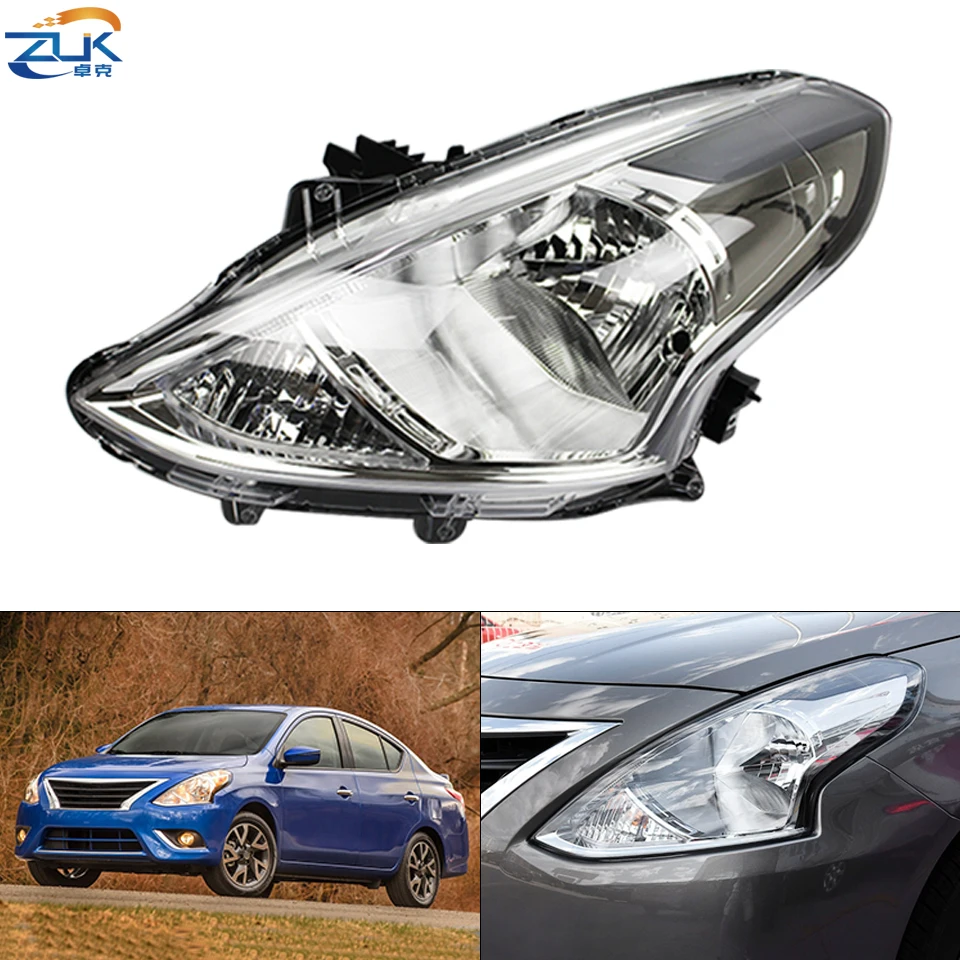 ZUK спереди головной светильник лампа для NISSAN SUNNY / Versa седан N17 2014 2015 2016 2017