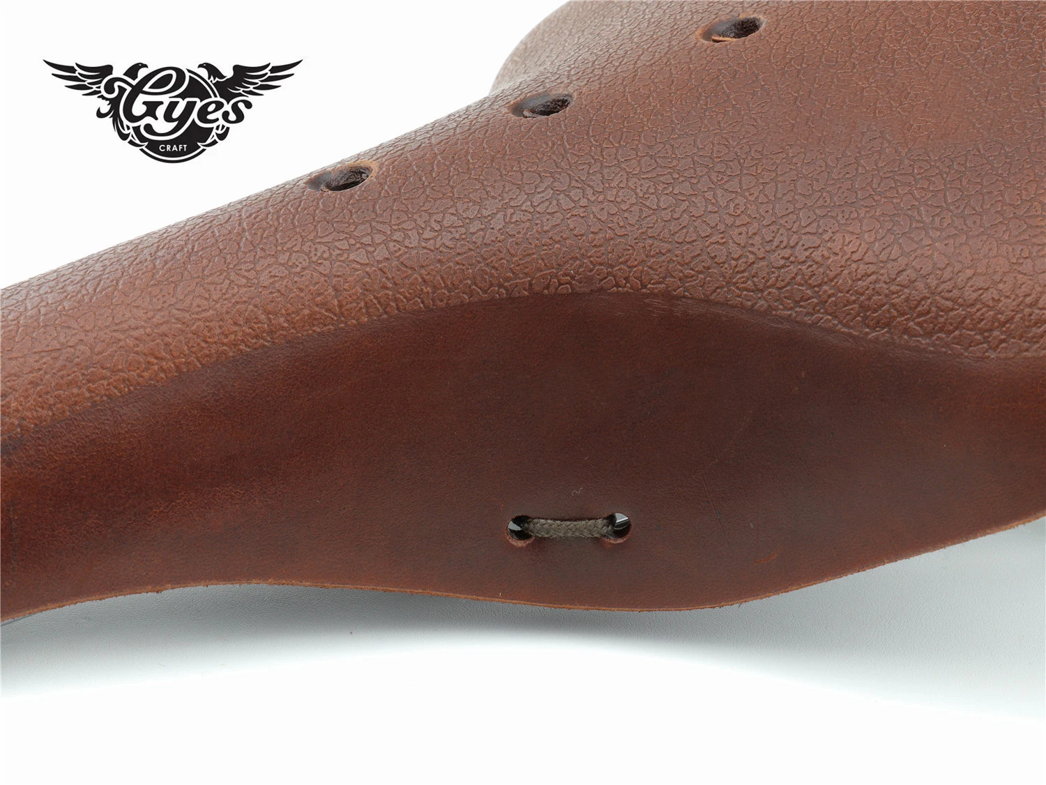 

Gyes Saddle GENUINE COW LEATHER SALDDLE Bike Seat Cushion GS-08 Classic leather saddle