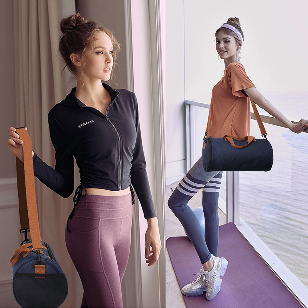 Многофункциональная спортивная сумка через плечо для тренировок и фитнеса с