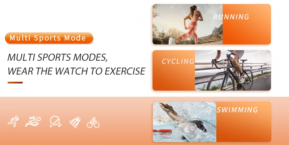 Diggro SN58 Смарт часы водонепроницаемый сердечный ритм кровяное давление сенсорный экран Bluetooth Smartwatch Браслет для Android IOS PK Q8