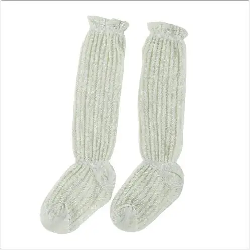 

Summer new baby baby over the knee long tube cotton soft anti-mosquito socks boneless hand-sewn ultra-thin striped mesh socks