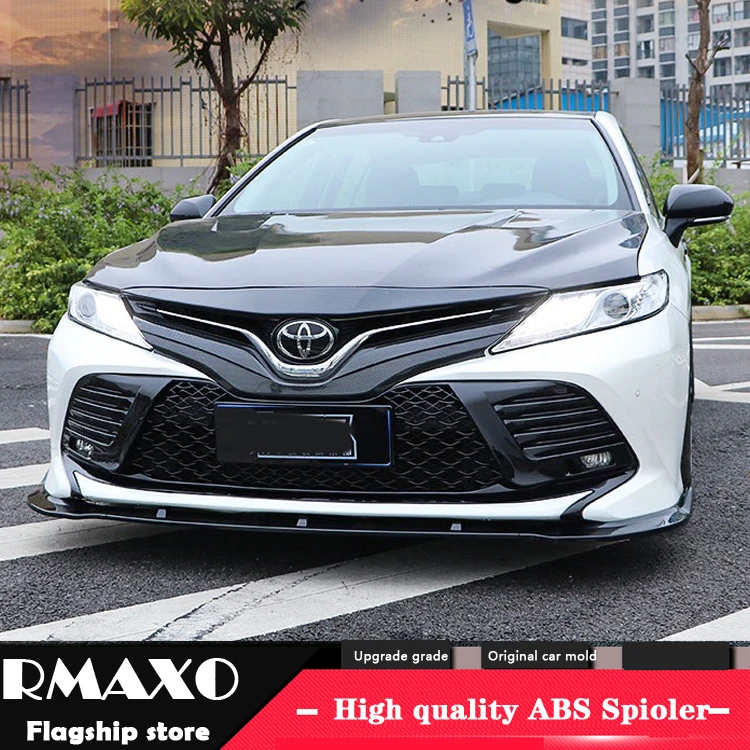Защитный диффузор для заднего бампера Camry ABS 2018 2019 Toyota Body kit бампер передняя лопата