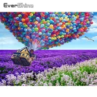 Evershine Алмазная вышивка дом пейзаж Алмазная живопись  воздушный шар вышивка крестиком 5D DIY картина стразы украшения для дома