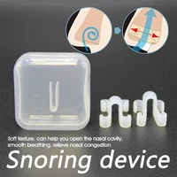 12pcs sleeping aid healthy care anti snoring device snore stop anti snoring apnea nose breathe clip stop snore device