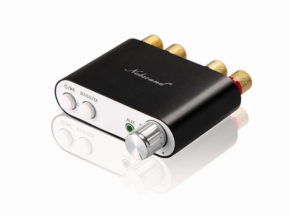 Nobsound NS-10G TPA3116 Bluetooth 5,0 Мини 50 Вт* 2 Цифровой усилитель стерео Hi-Fi усилитель мощности 5 цветов - Цвет: Черный