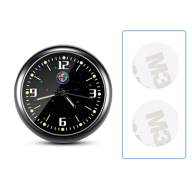Светящиеся спортивные часы на приборную панель автомобиля с воздушным зажимом