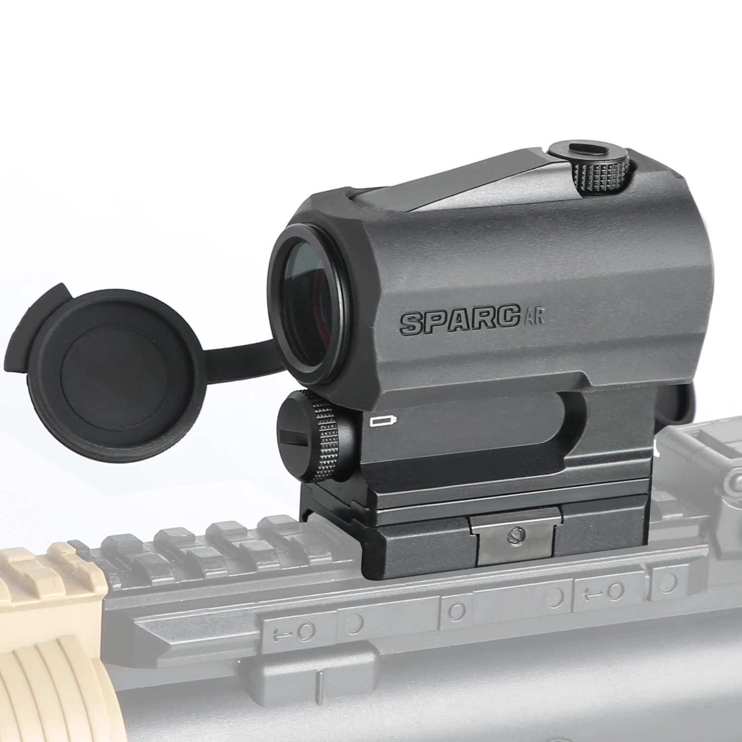 Прицел Mini 1X24 Rifescope с подсветкой прицел красной точкой и 20 мм креплением для охоты