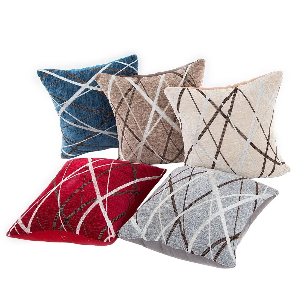 

1 шт. 42*42 см наволочка в полоску для диванной подушки, украшение для дома, декоративная наволочка для дивана, кровати 40434