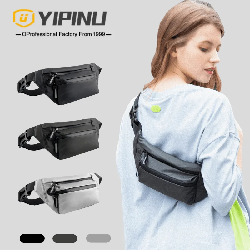 Забавная сумка YIPINU для мужчин и женщин, водонепроницаемая поясная сумочка из искусственной кожи премиум-класса с регулируемым ремешком от AliExpress WW