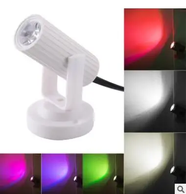 

1 Вт Мини светодиодный световой луч для сцены прожектор par DJ диско бара спин Pinspot свет