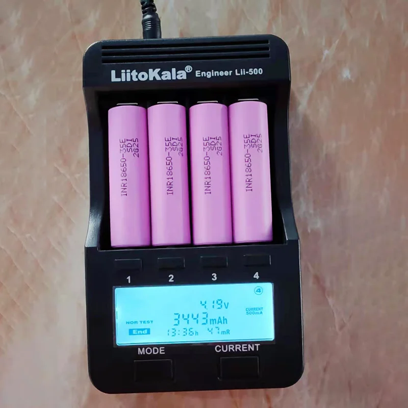 

1-20PCS 35E original power 18650 lithium battery 3500mAh 3.7V 25A high power INR18650 for electrical tools