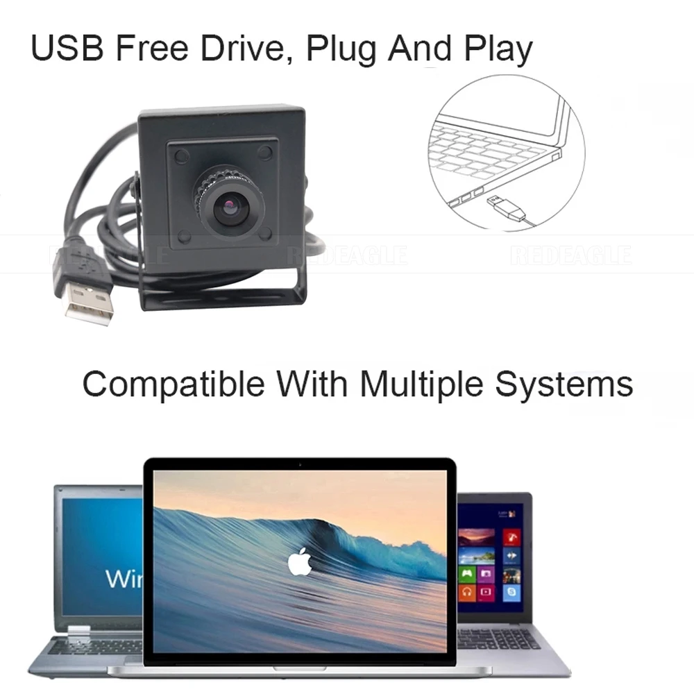 Видеокамера видеонаблюдения с датчиком 2 Мп UVC OTG USB 1080 |