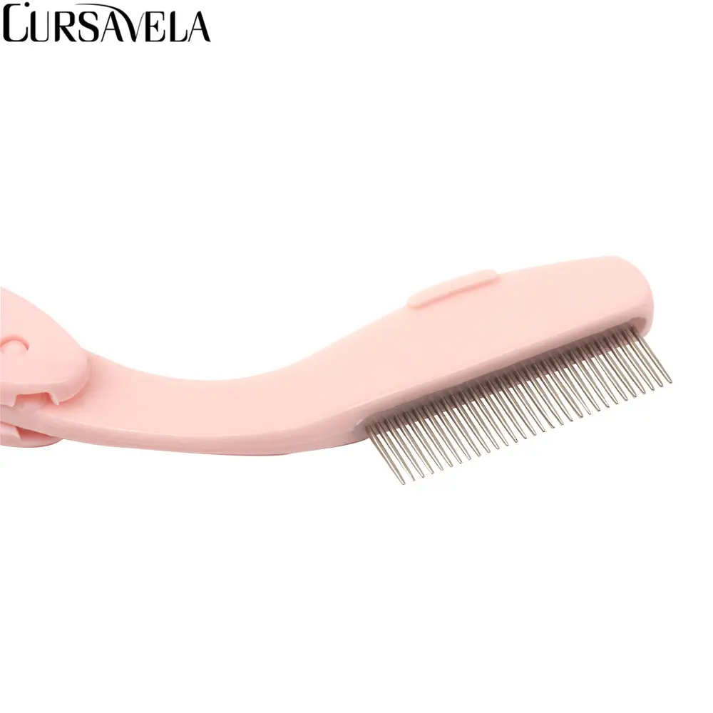 Cursvela норковые ресницы для наращивания щетка расческа сепаратор стальные