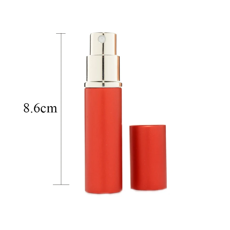 6 мл мини флакон духов многоразового с распылителем Портативный Алюминиевый