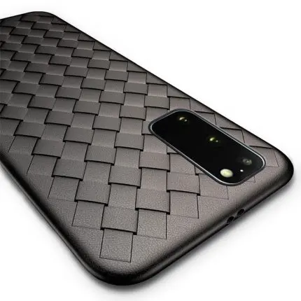 Чехол для Samsung Galaxy A31 роскошный BV сетчатый тканый тонкий мягкий защитный чехол