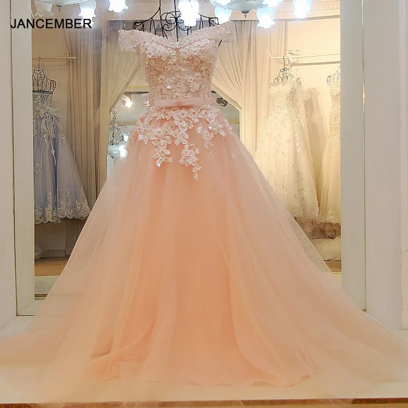 Женское вечернее платье трапеция розовое длинное из тюля с корсетом для