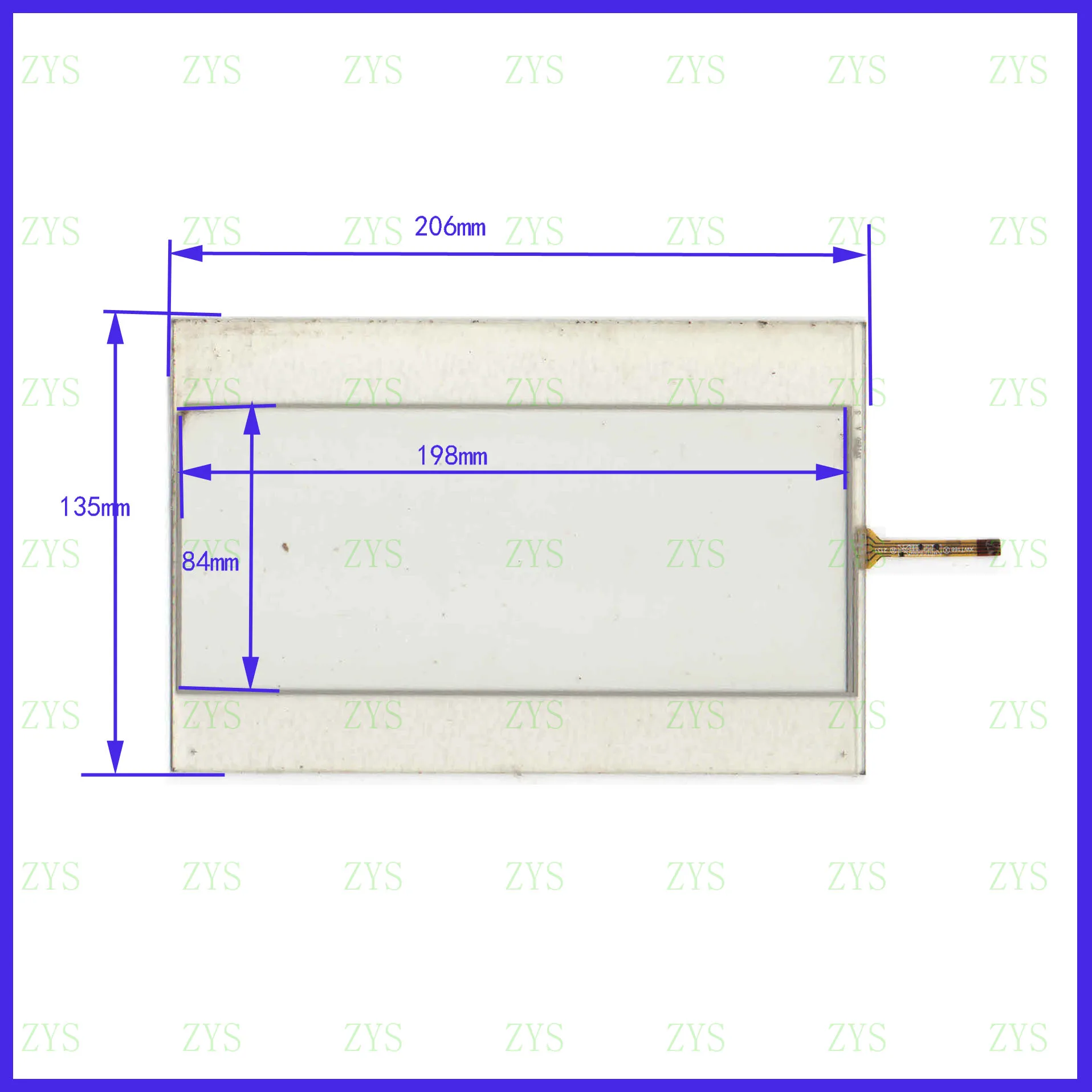 Новый сенсорный экран ZhiYuSun XWT490 206 мм * 135 для GPS-навигатора 206*135 совместим с XWT 490 |