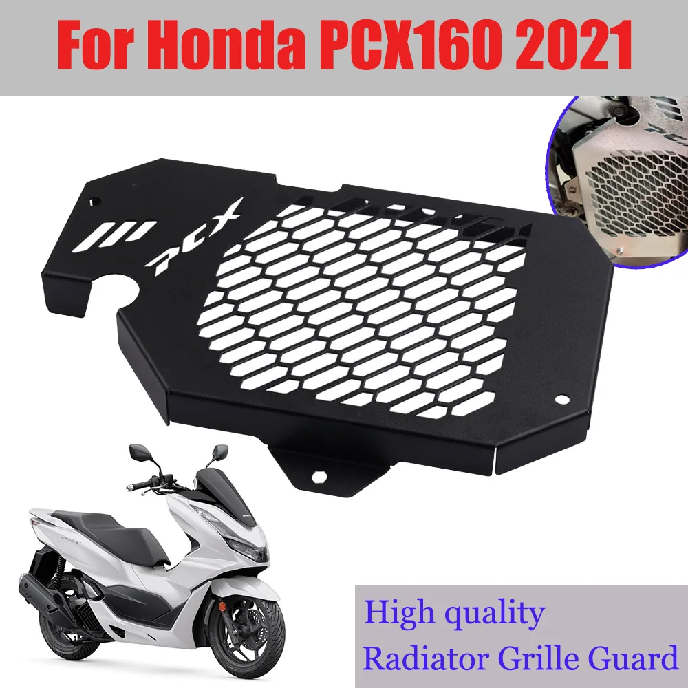 

Fit For Honda PCX160 PCX 160 2021 2022 Motorcycle Accessories Radiator Grille Guard Protection Cover Protector Water Tank Cap