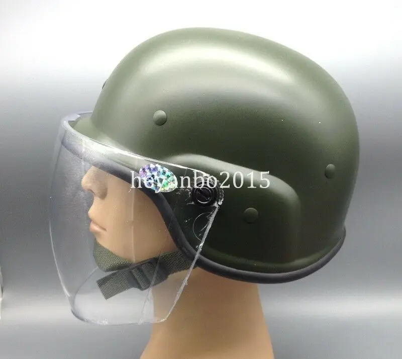 Тактический шлем для страйкбола США M88 PASGT KELVER SWAT с клировым козырьком армейский