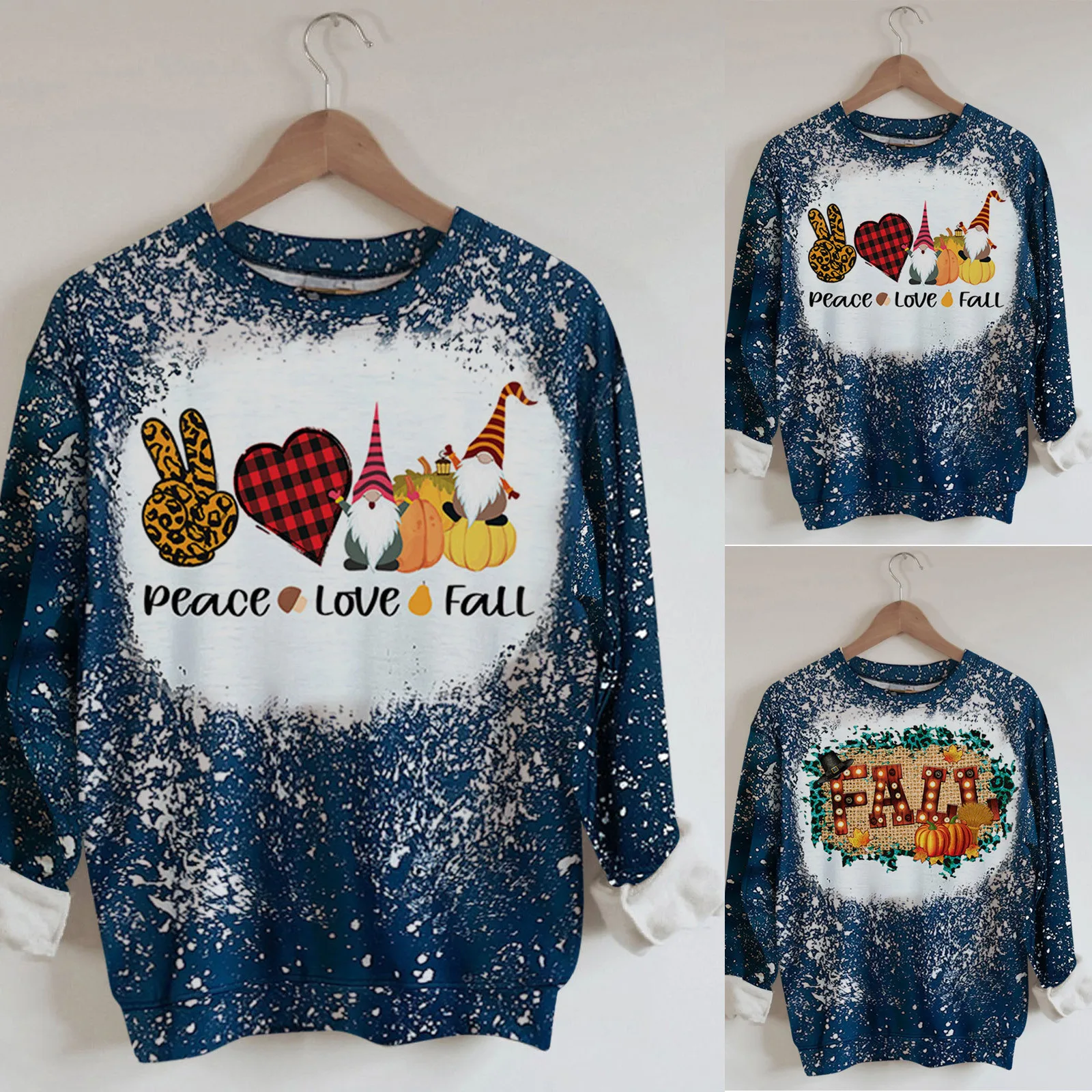 

Harajuku Sweatshirt Fashion Halloween Printed Long Sleeves O Neck Sweatshirt Casual Loose Autumn Pullover Blouse