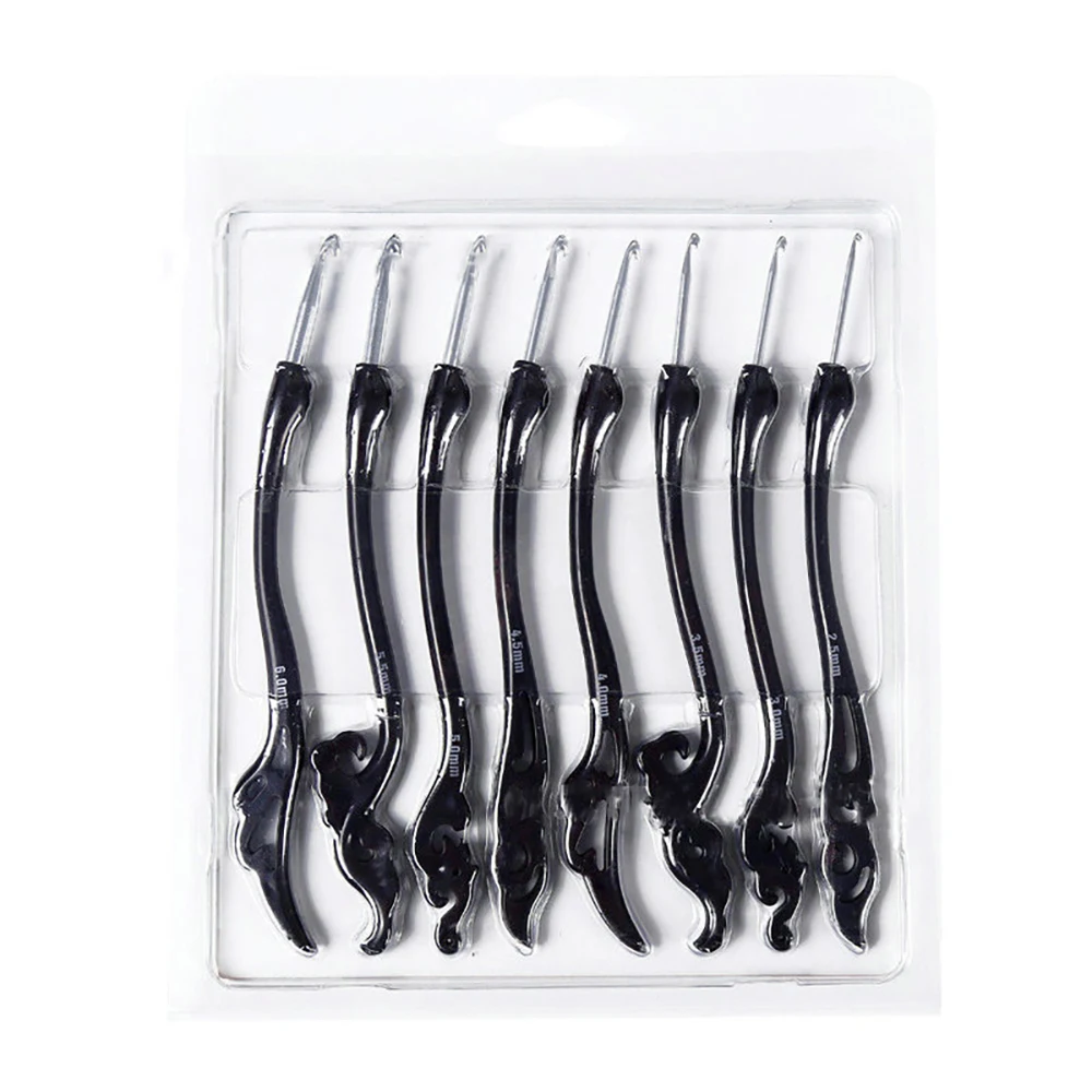 

8pcs/set Fancy Crochet Hook Set Vintage Fine Crochet Weave Craft Yarn Crochet Needles Knitting Sewing Tool Accessories