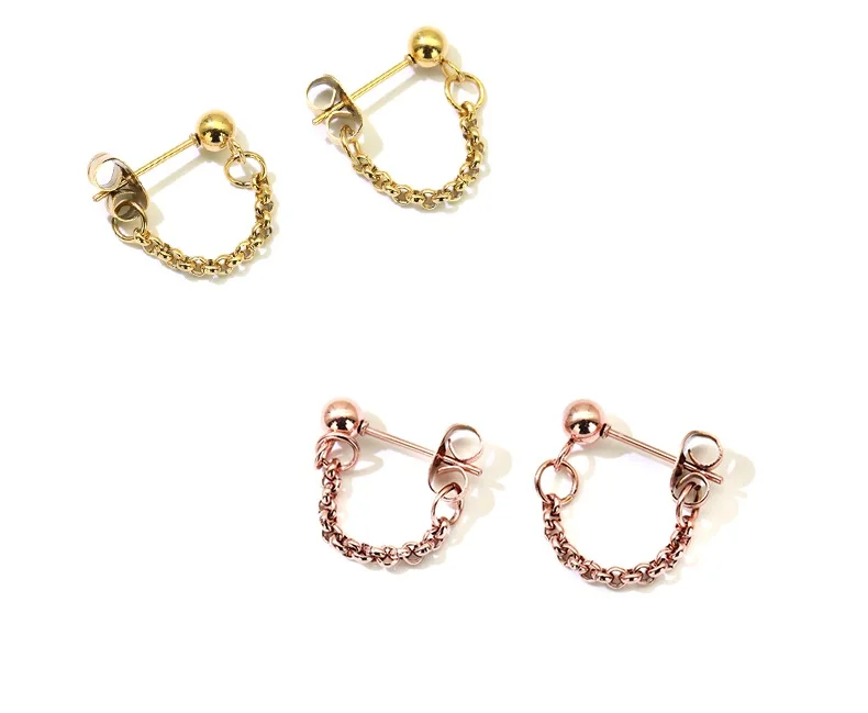 

Link Chain Earrings For Women Ins Popular High Quality Fringe Earring Jewelry for office lady