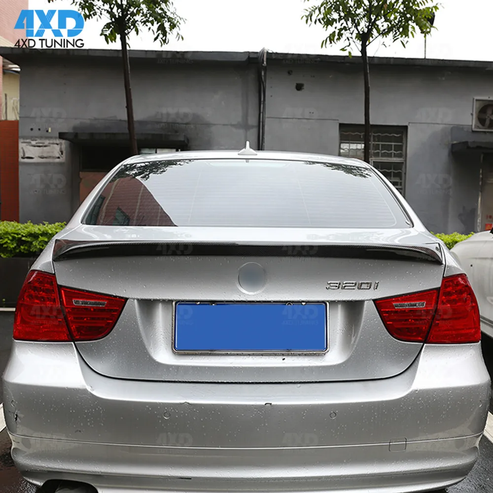 E90 седан карбоновый спойлер AC Стиль для BMW M3 328i 330i 335i 320i заднего багажника крыла 2005
