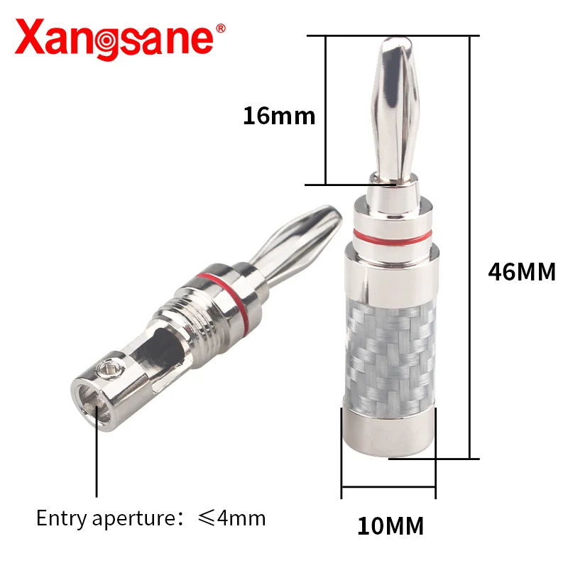 Высококачественная Черная/белая углеволоконная Чистая медь с родиевым