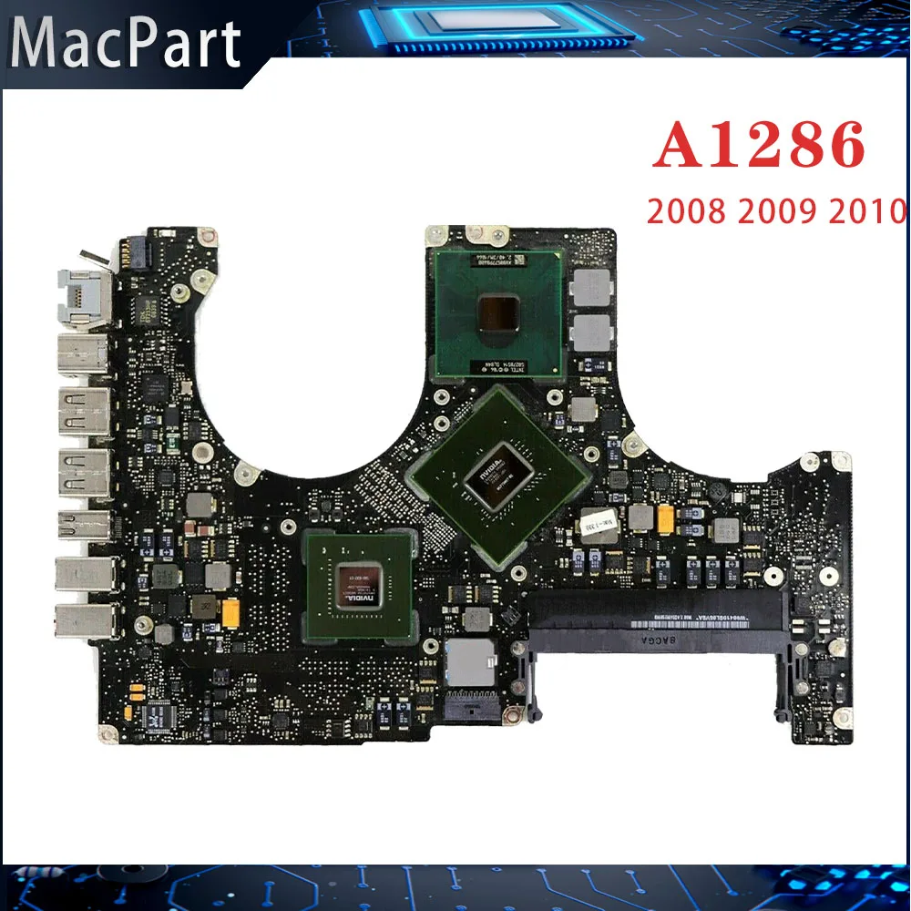 Оригинальная протестированная материнская плата A1286 820 2330 A/B для MacBook Pro 15 &quot Core i5 i7