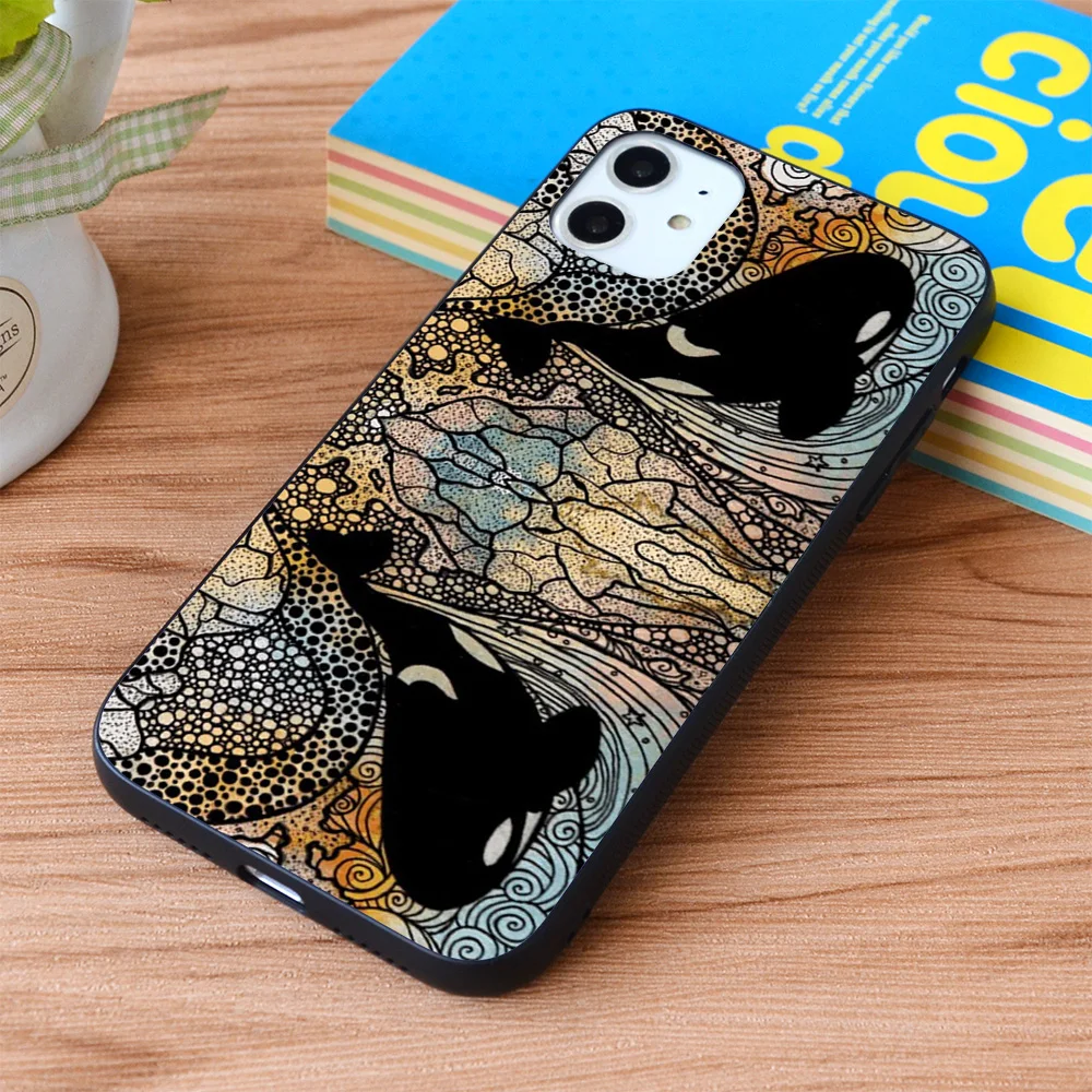 

For iPhone Orca Soft TPU border Apple iPhone Case