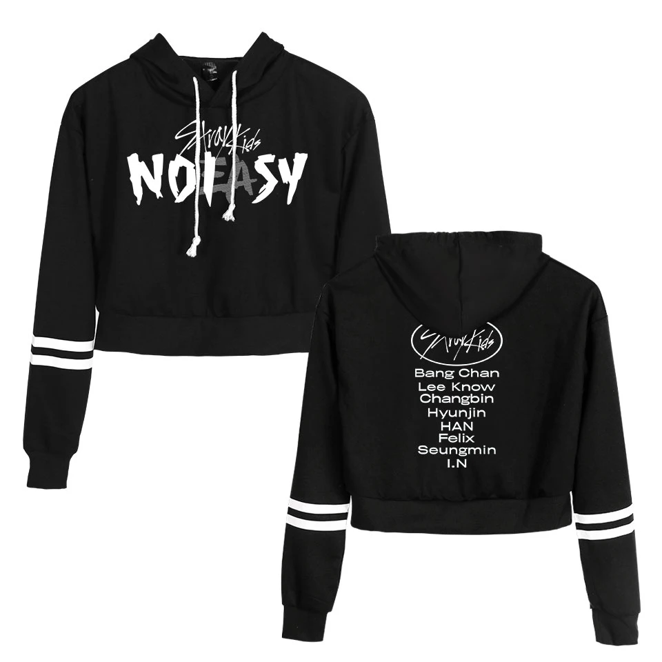 Укороченный топ для детей Stray Noeasy SKZ женские толстовки с высокой талией