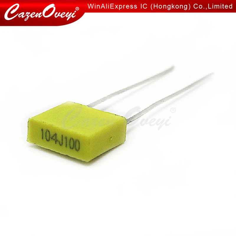 20 шт./лот 100NJ100 корректирующий конденсатор 100V104J 100NF 0 1 мкФ 100V 104 104J 5 мм