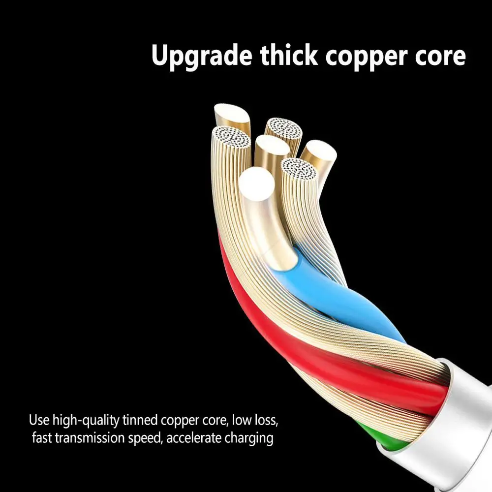 hohoo micro usb cable for xiaomi redmi 4x note4 5 usb c cable fast charging for samsung s7 android phone quick charger data cord free global shipping
