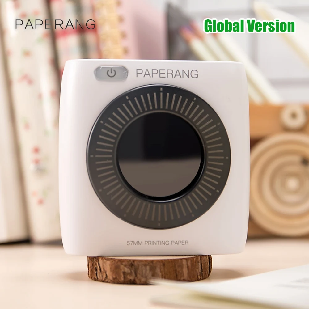 Карманный мини-принтер PAPERANG P2 глобальная версия точек/дюйм BT 4 0 с возможностью