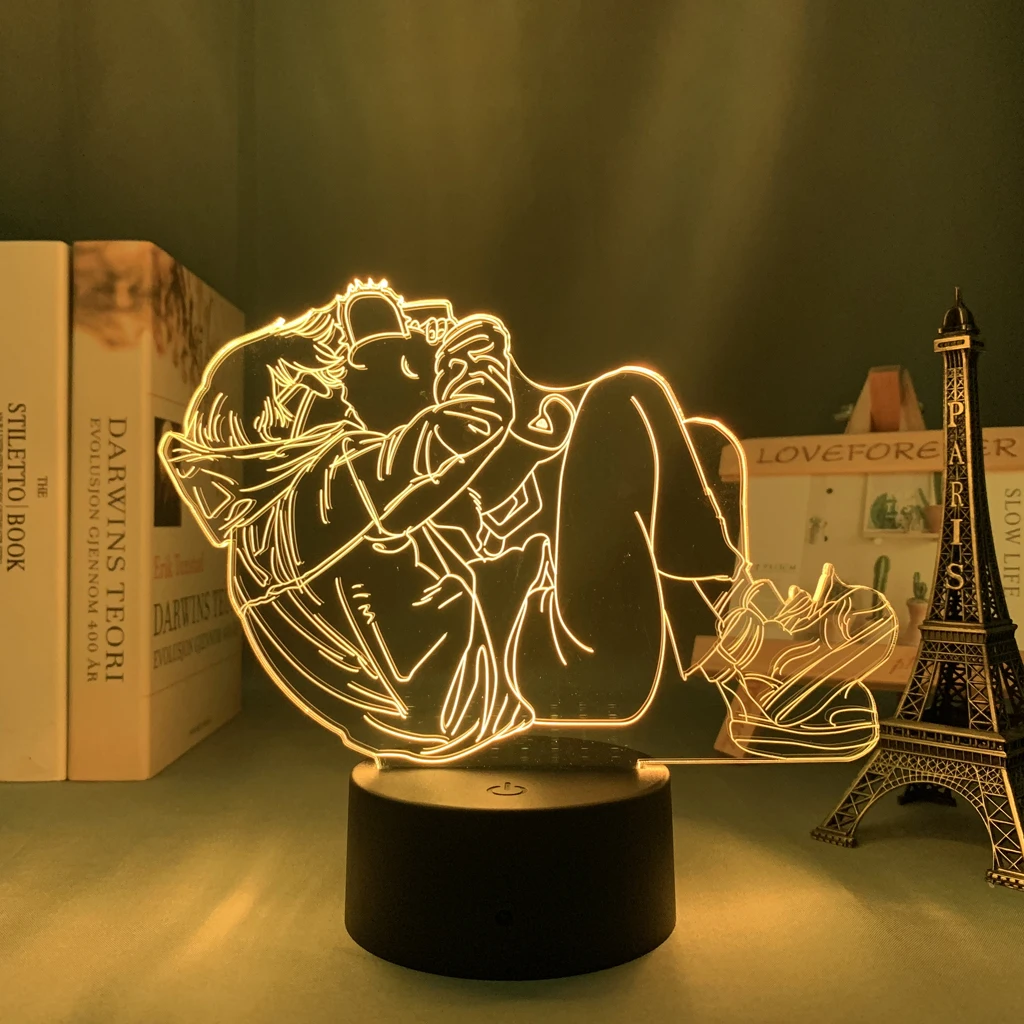 

3d Led Night Light Anime Chainsaw Man Denji for Bedroom Decoration Kids Birthday Gift Manga Chainsaw Man Led Lamp Bedside