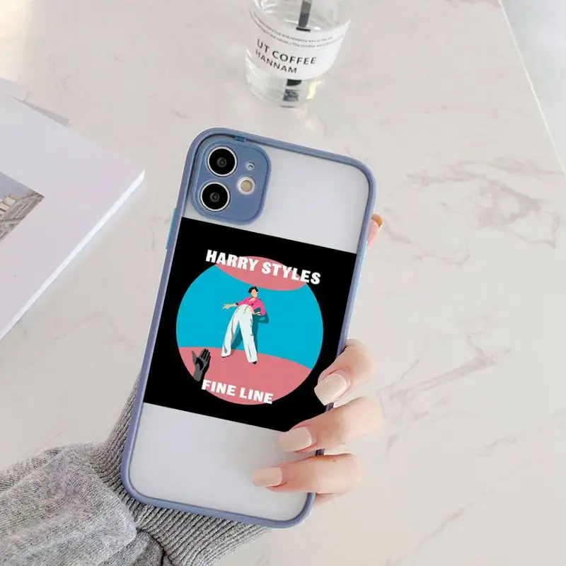 

Harry Styles Treat People With Kindness Phone Case Protection Bumper For iPhone 12 11 Pro XS Max XR X 8 7 Plus Translucent Matte
