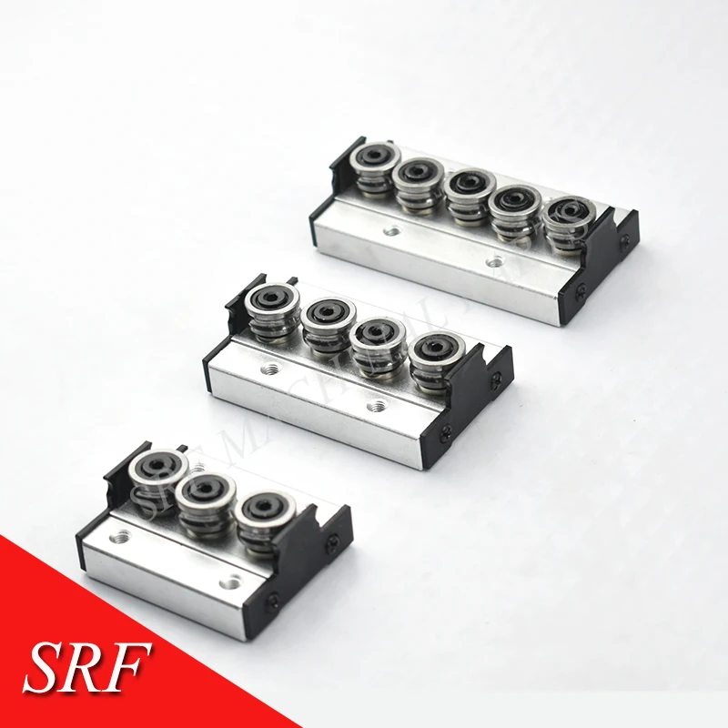 Серебристая алюминиевая линейная направляющая с двойным осевой валик SGR20 L = 600 мм