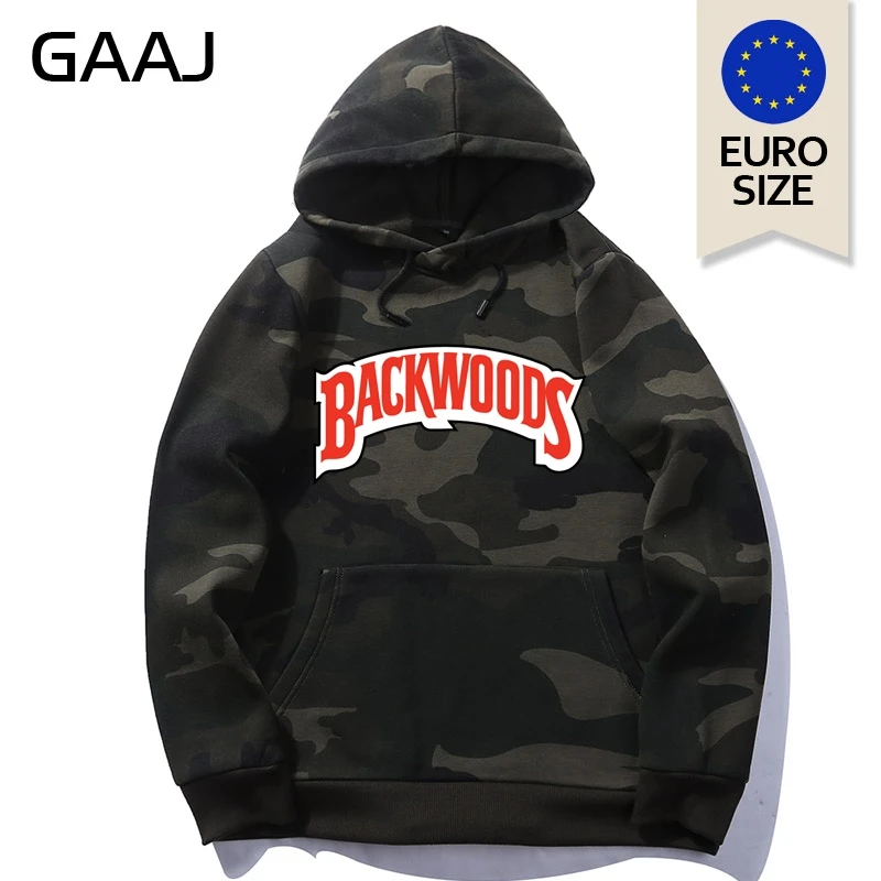 Camo Green Новинка, мужская толстовка с капюшоном, европейский размер США, брендовая флисовая толстовка с капюшоном, уличная Мужская толстовка, более размера d, Зимние флисовые толстовки для мужчин - Цвет: Camo Green