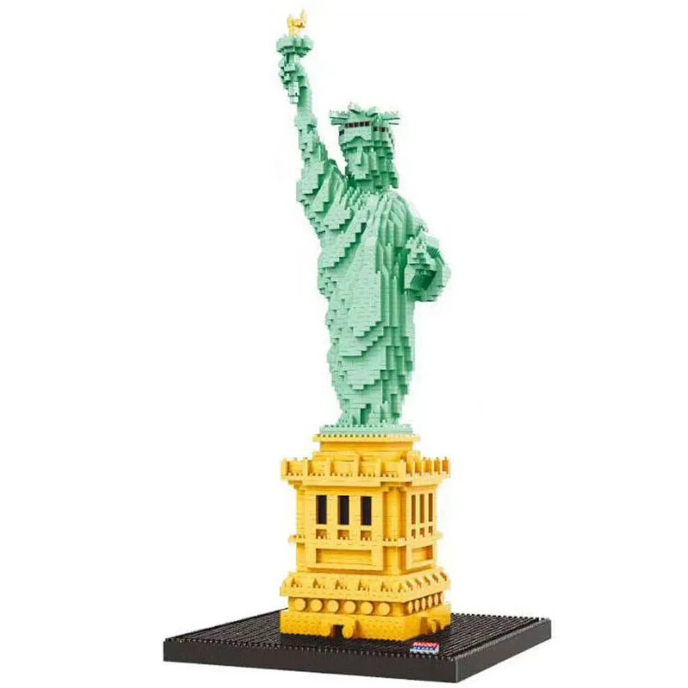 

2510Pcs Statue of Liberty New York US Building Blocks DIY Educational Toys Famous Architecture Micro Bricks for Kids Adults