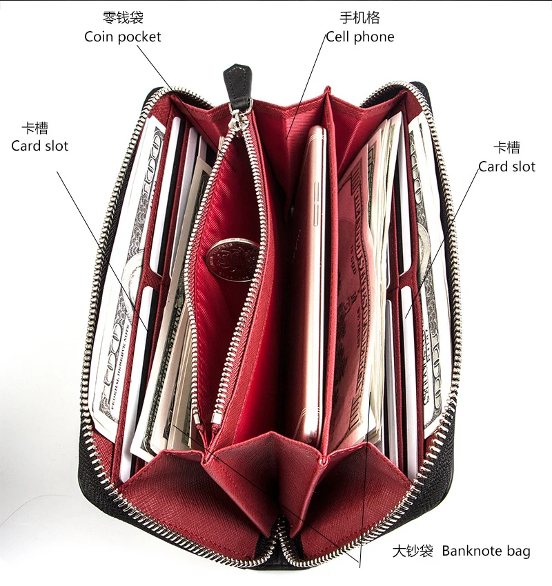 Мужской кошелек Betiteto из натуральной коровьей кожи держатель для нескольких карт