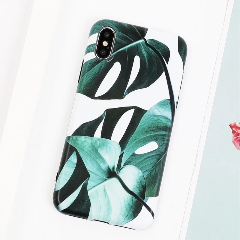 Модный летний чехол для IPhone XS X MAX XR Ретро телефона с банановым листом 6 s 7 8 Plus