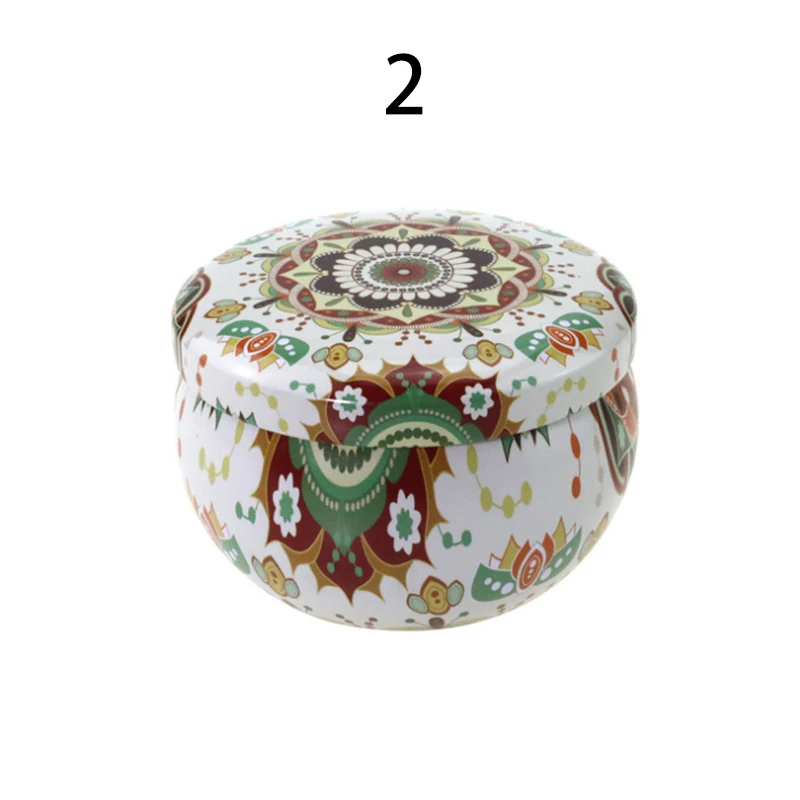 Круглая жестяная коробка в стиле ретро банка для чая конфет ювелирная монета