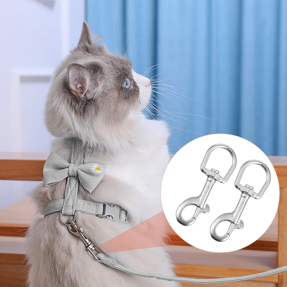 

2pcs Driving Hook Webbing Leather Craft Bag Trigger Swivel Eye Bolt Snap Hook