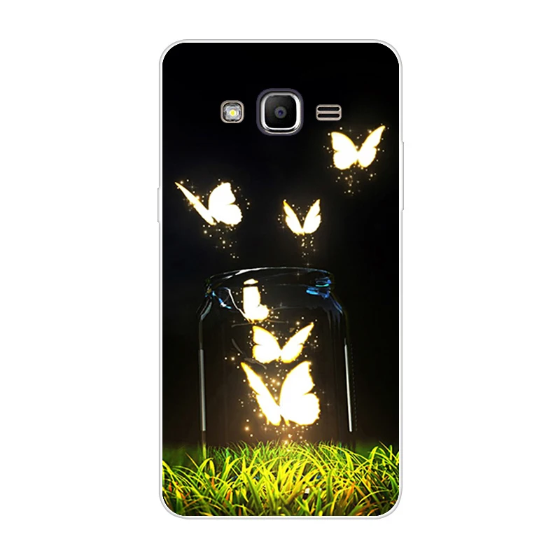 Темно-красный 5,0 ''для Samsung J2 Prime чехол G532 силиконовый мягкий ТПУ чехол для Samsung Galaxy J2 Prime чехол G532F живопись J 2 2J Prime Para - Цвет: Темно-красный
