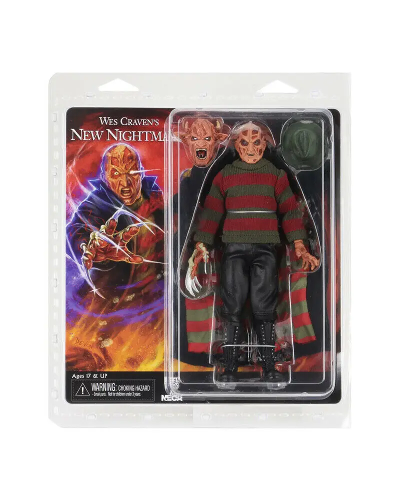 NECA Wes Новый кошмарный Фредди Крюгер шейбен 8 дюймов одежда экшн-фигурка
