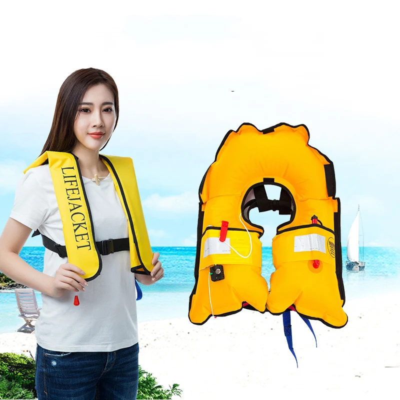 

Life Jacket Automatic Inflatable Vest Professional Adult Swiming Fishing Life Vest Swimwear Water Sport Swimming Survival Jacket