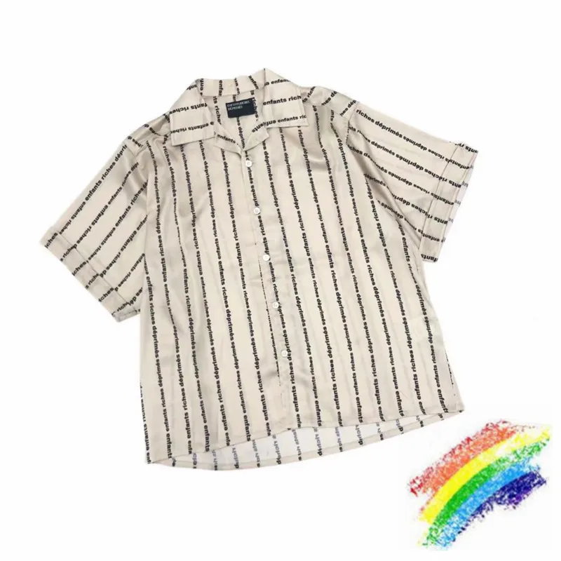 Шелковая рубашка для мужчин и женщин 1:1 высококачественные модные топы футболки