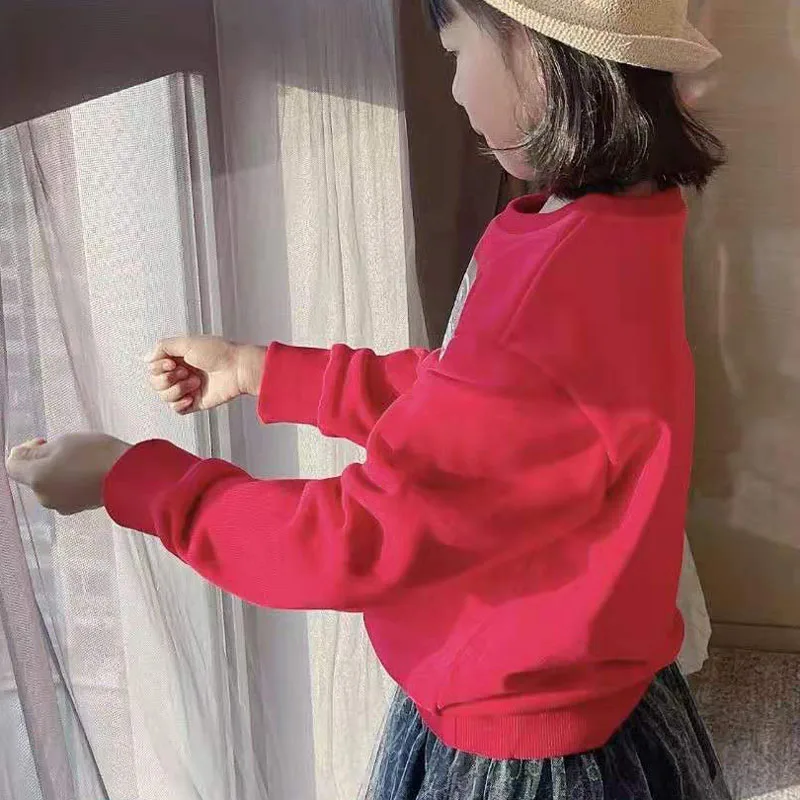 

Per-sale Shippment In March 2021 Spring Toddler Girl Clothes Boy Sweatshirts Cartoons Sweatshirts Size 90-160cm